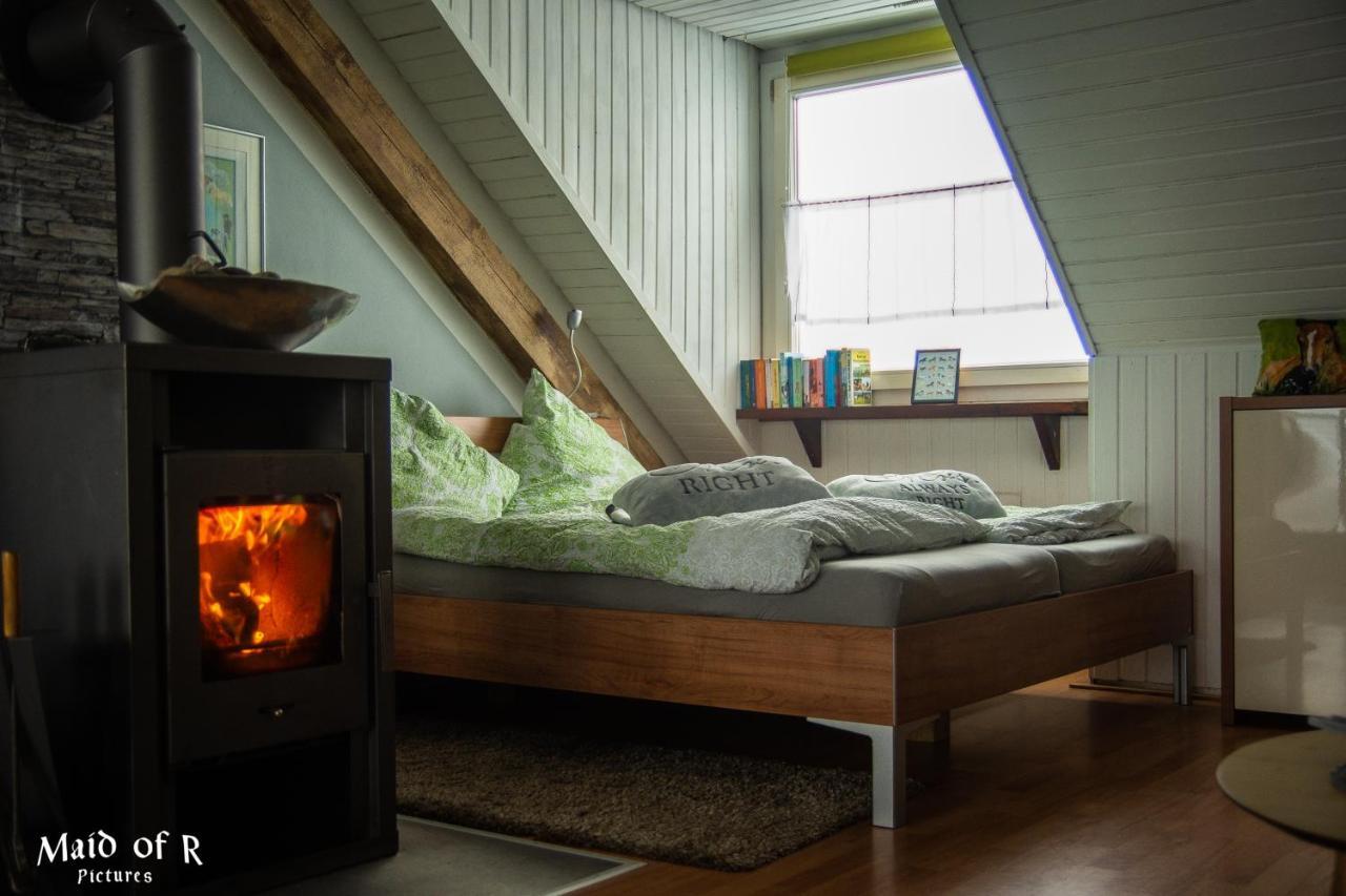 Studio - Grosses Wohn-Schlafzimmer - Dachterrasse - Kamin - Kuche - Hohes Venn - Monschau - Eifel - Hunde Willkommen Beim Hof Vierzehnender Exterior foto